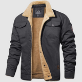 Hunter | Shearling-Lined Bomber Jacket
