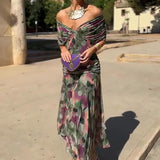 Delphine | Robe Maxi Plissée