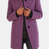 Isabelle | Sleek Wool-Blend Tailored Coat