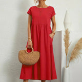 Cintia | Effortless Midi Dress with Pockets