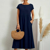 Cintia | Effortless Midi Dress with Pockets