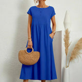 Cintia | Effortless Midi Dress with Pockets
