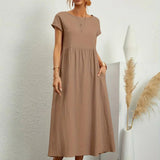 Cintia | Effortless Midi Dress with Pockets