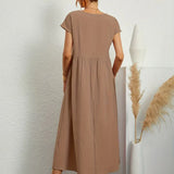 Gabrielle™ - Robe midi fluide élégance intemporelle