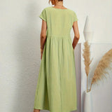 Cintia | Effortless Midi Dress with Pockets