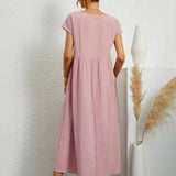 Gabrielle™ — Robe midi fluide élégance intemporelle