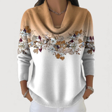 Serena | Floral Soft-Neck Sweater