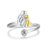 Ring with Dog Icon
