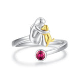 Ring with Dog Icon