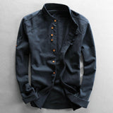 Renzo | Japanese-Inspired Cotton-Linen Shirt