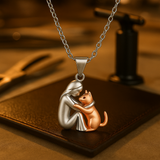 Necklace with Cat Pendant
