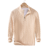Anthony - Pull Torsadé Demi-Zip
