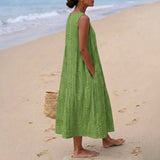 Robe d’Été Confortable Sans Manches