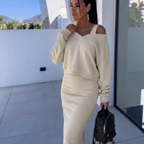 Andrea™ - Ensemble Sweatshirt Décontracté et Robe