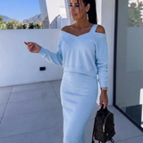 Andrea™ - Ensemble Sweatshirt Décontracté et Robe