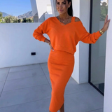 Andrea™ - Ensemble Sweatshirt Décontracté et Robe